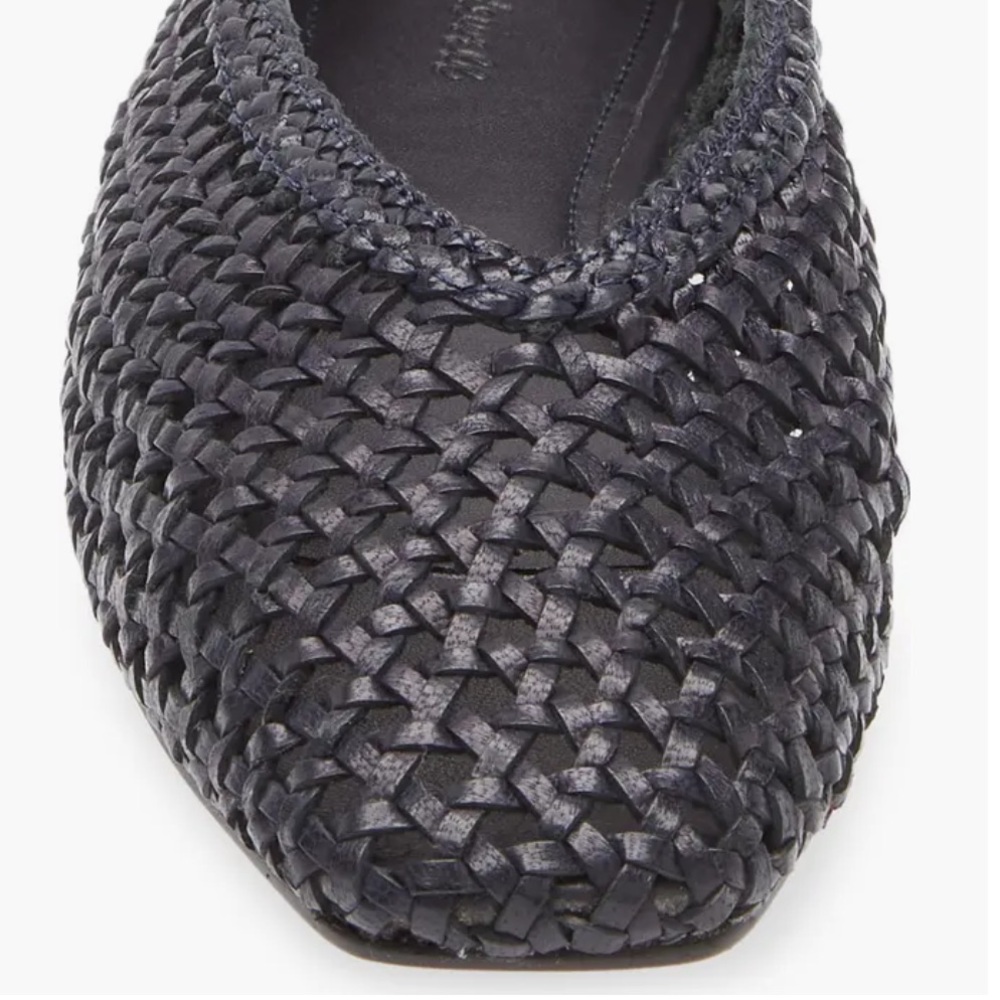 Madewell Mylie Hand Woven Leather Ballet Flats 8.5 - Picture 3 of 7